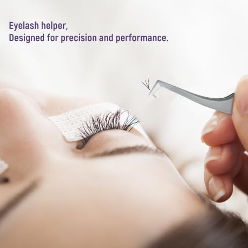 NATUHANA High Precision Lash Tweezers Set A-08+06+03+01+02 – Straight, Curved & Volume Fiber Tips