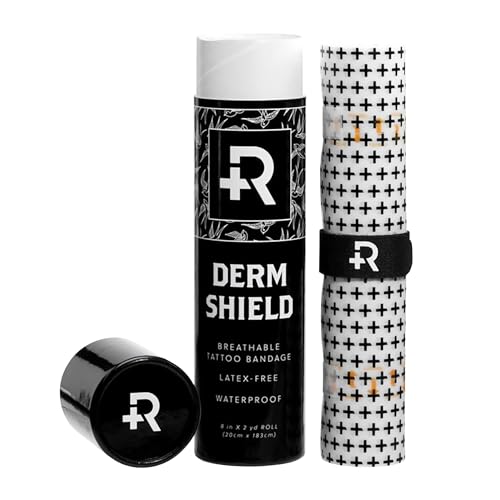 Recovery Aftercare Tattoo Cover Up Patch Roll - 8" x 2 Yards, Waterproof & Breathable