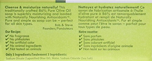 Olive Oil Bar Soap Pack of 6 - Pure, Moisturizing, Long-Lasting 8 OZ