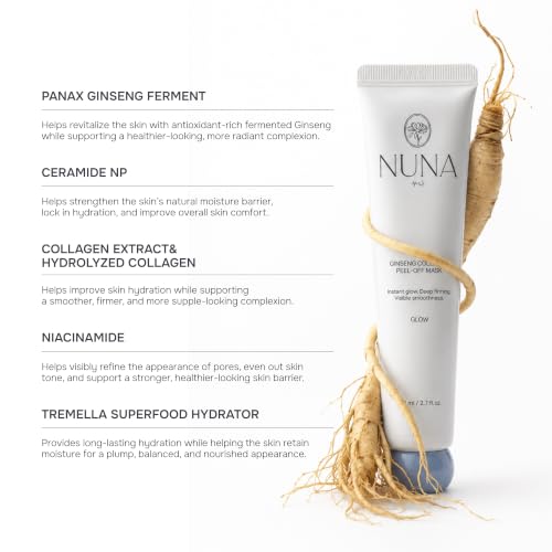 Ginseng Collagen Peel-Off Mask with Niacinamide & 5-Oil Complex - 2.71 fl oz