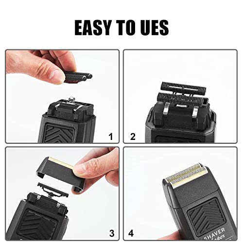Black 3 Pack Replacement Foil for Wahl Professional 5-Star Finale Shaver