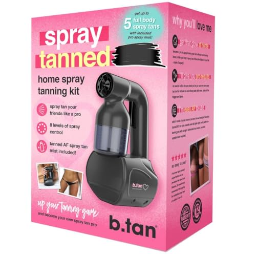 Dark Bronze At Home Spray Tanning Kit with Pro Mist & Tanning Mitt