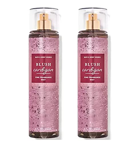 Raspberry Fragrance Body Mist Set - 8 Fl Oz Pack of 2 for Blush Cardigan Scent