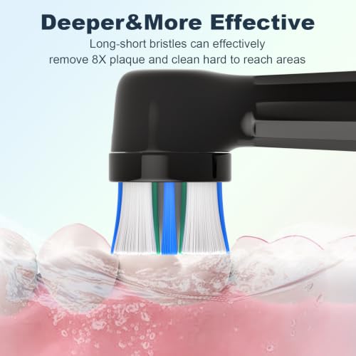10PCS Electric Toothbrush Replacement Heads for Oral B iO Series 2-10