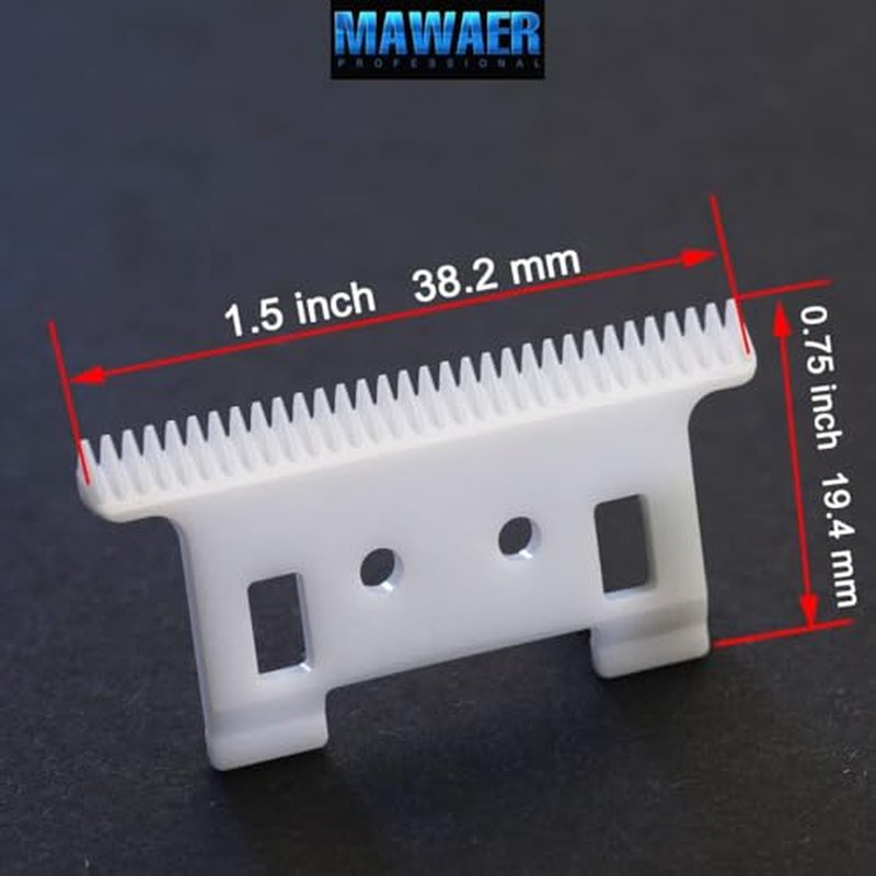 2 PCS FX Trimmer Blade with Ceramic Blades Compatible with BaBylissPRO FX787 & FX726 Trimmer,FX707Z Replacement Blades for BaByliss PRO Barberology Trimmer Blade