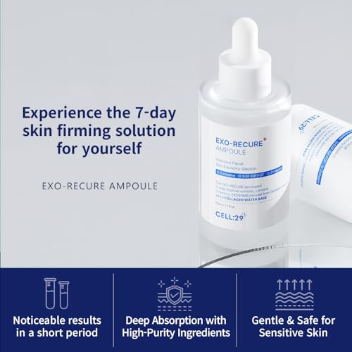 CELL:29 Exo-Recure Ampoule 50ml | 1.69fl.oz, Facial Serum, Ampoule with Collagen Water, Daily Skincare - 50ml