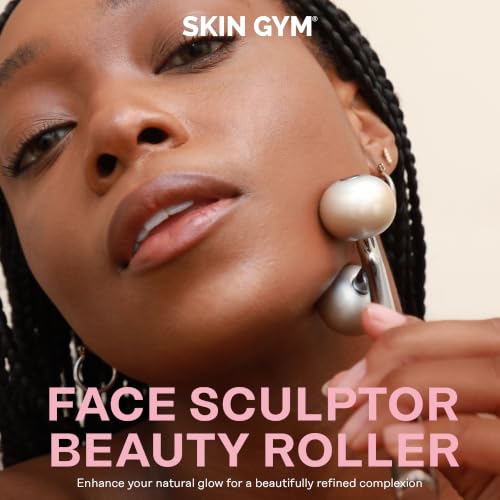 Face Sculptor Roller Stainless Steel Facial Massager for Skin Tightening & Relaxation