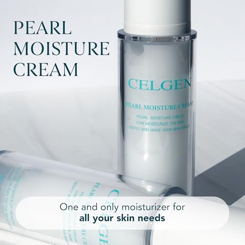 Pearl Moisture Cream ? Hydrating Daily Face Moisturizer with Hyaluronic Acid, Jojoba Oil, Pearl Extract and Birch Sap Water, Soothing Facial Gel for Nourishing Skin (1.69 fl oz)