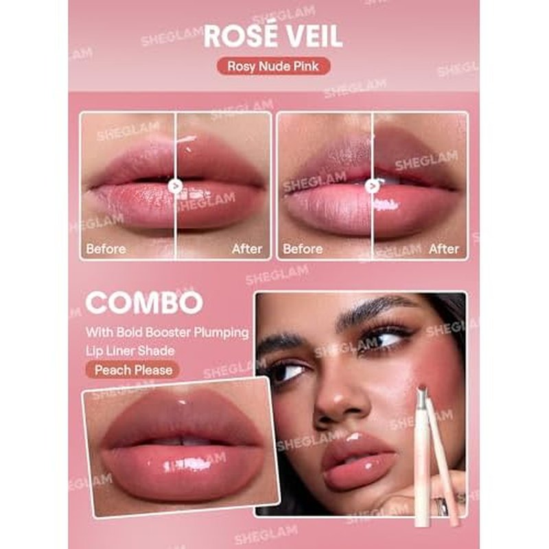2.5ml 12 PCS Empty Lip Gloss Tubes with Wand Lip Gloss Containers Cute 0.08oz Clear Refillable Lipgloss Making Supplies Kit for DIY Makeup+ 2pcs Syringes