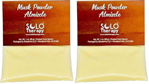 Solo Therapy Musk Powder 1 oz - Almizcle en Polvo for Love Attraction, Reconciliation & Magick (Pack of 2)