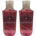 Bath and Body Works Body Care - Full Size Shower Gel Aloe + Vitamin E - 10 fl oz - Twisted Peppermint