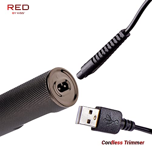 Cordless Hair Trimmer for Men - Precision Blade Grooming Kit with Gray Variation