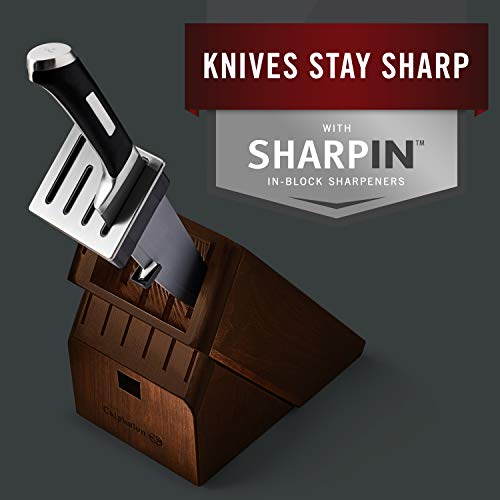 Self-Sharpening Kitchen Knife Set with Nonstick Blades - 13 Pieces