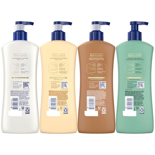 Vaseline Intensive Care Body Lotion 4-Pack - Hydrating & Repairing Moisturizers