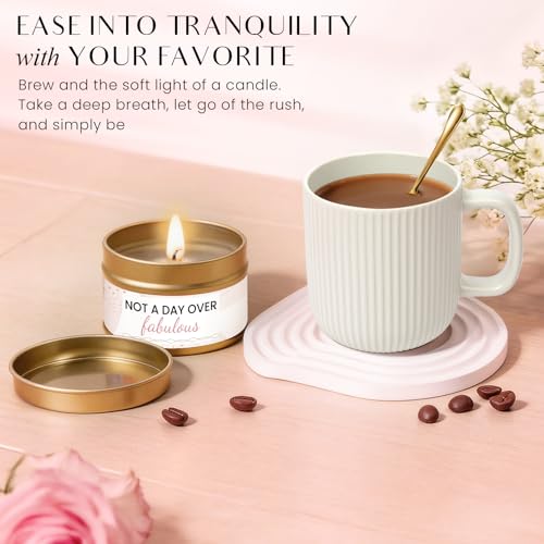 Pink Rose Birthday Gift Basket Set for Women - Spa & Self-Care Gifts