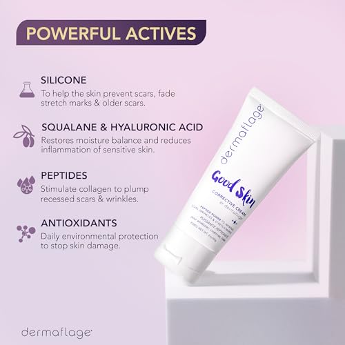 Dermaflage Acne Scar Removal Cream with Peptides - 2 oz Skin Care Treatment