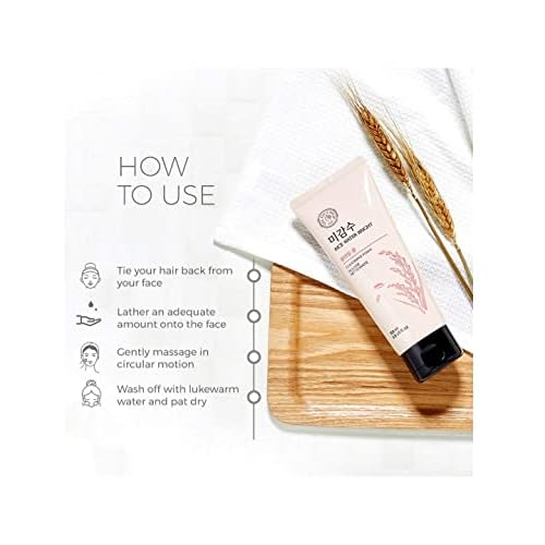 BETT Cleansing foam 150ml with Rice Water for Brighten the Skin | Soap Wort for Deep Cleansing |Moringa Oil for Moisturization | Face Wash for Men and Women