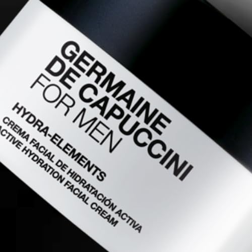 Germaine de Capuccini | FOR MEN - Hydra Elements Moisturizer - Moisturizer face cream for men - Formulated for men¡¯ skin, often aggravated by shaving - Active Hydration Facial Cream - 1.7 oz
