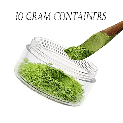 10g Sample Containers with Black Lid - Cosmetic Storage Jars - ZEJIA
