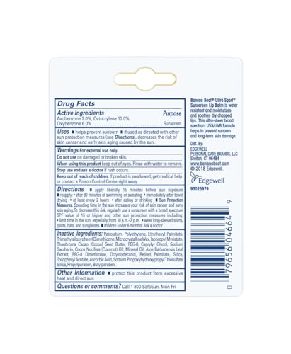SPF 50 Lip Balm Pack of 7 - Sport Performance Sunscreen for Lips