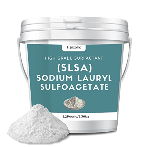 SLSA Bath Bomb Powder 83.2oz Organic Coconut & Palm Extracted Surfactant for Homemade Bath Products
