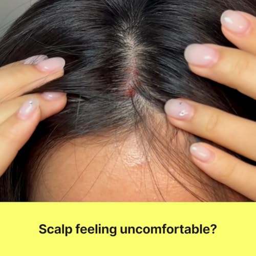 Korean Kelp Shampoo for Sensitive & Itchy Scalp - Sulfate-Free Hydrating Hair Cleanser