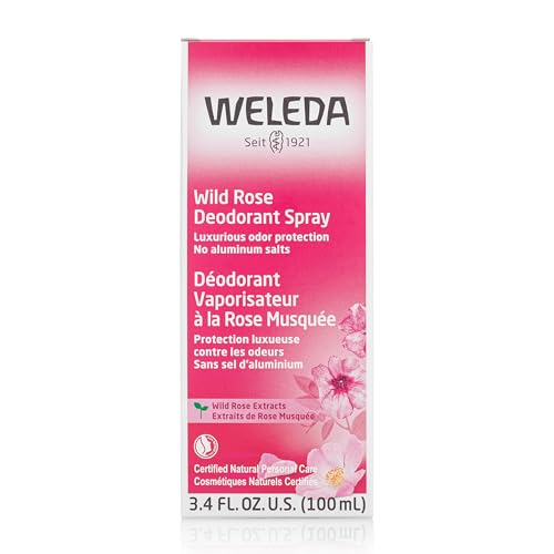 Weleda Wild Rose 24H Deodorant Spray Pack of 2 - Natural Floral Freshness