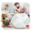 Beard Hair Catcher for Sink - Wet-Strength Shaving Guard, Patented Contour-Molding Sustainable Disposable Trimming Barrier for Mess-Free Grooming, Water Saving & Easy Bathroom Sink Cleanup by BeardBin