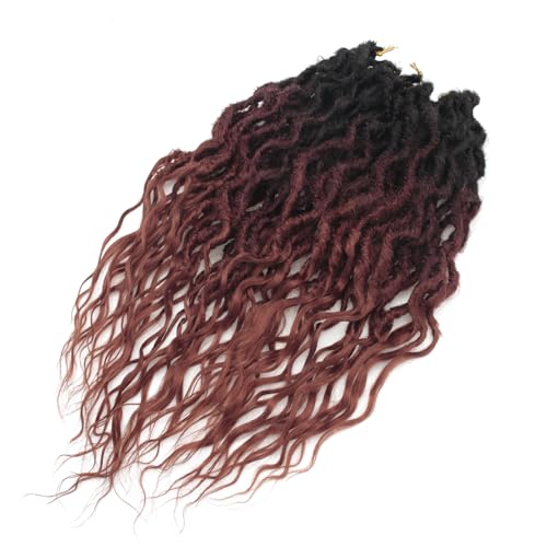 OT530/350 18-Inch 8-Pack Faux Locs Crochet Hair with Curly Ends UK BEkjdiof