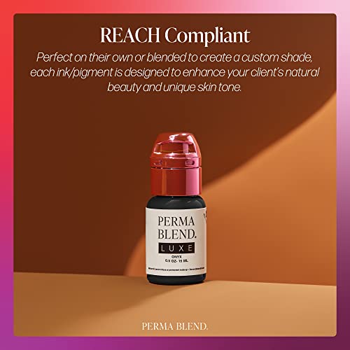 Microblading Ink for Eyeliner - Onyx Black Vegan Cosmetic Tattoo Ink 0.5 oz