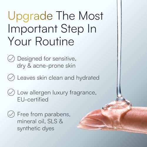 Korean pH-Balanced Facial Cleanser with Water Lily Extract - Sensitive Skin