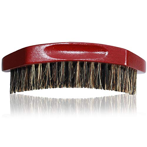 Men's Firm 360 Wave Brush - Boar & Nylon Bristle Palm Brush for Hair & Beard
