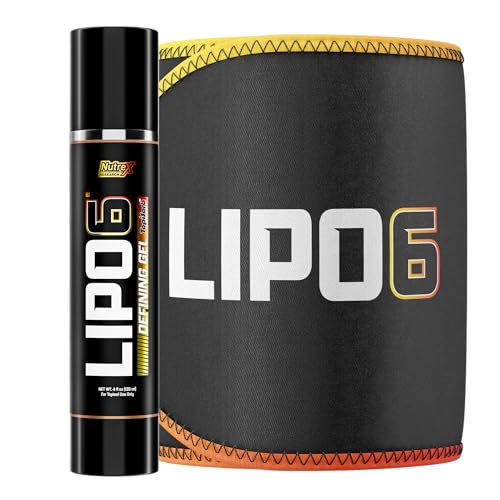 Waist Trimmer Belt with Sweat Enhancing Cream - Thermogenic & Skin Firming Slimming Bundle for Women & Men