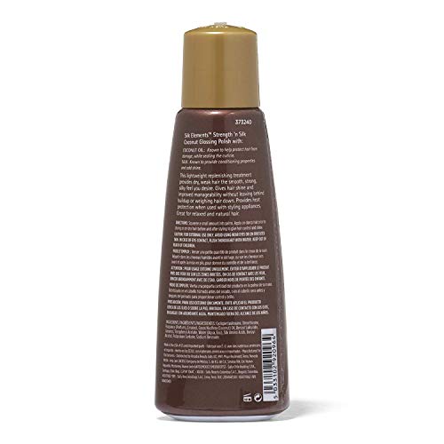 Silk Elements Strength 'n Silk Coconut Glossing Polish, 6 OZ, All Hair Types