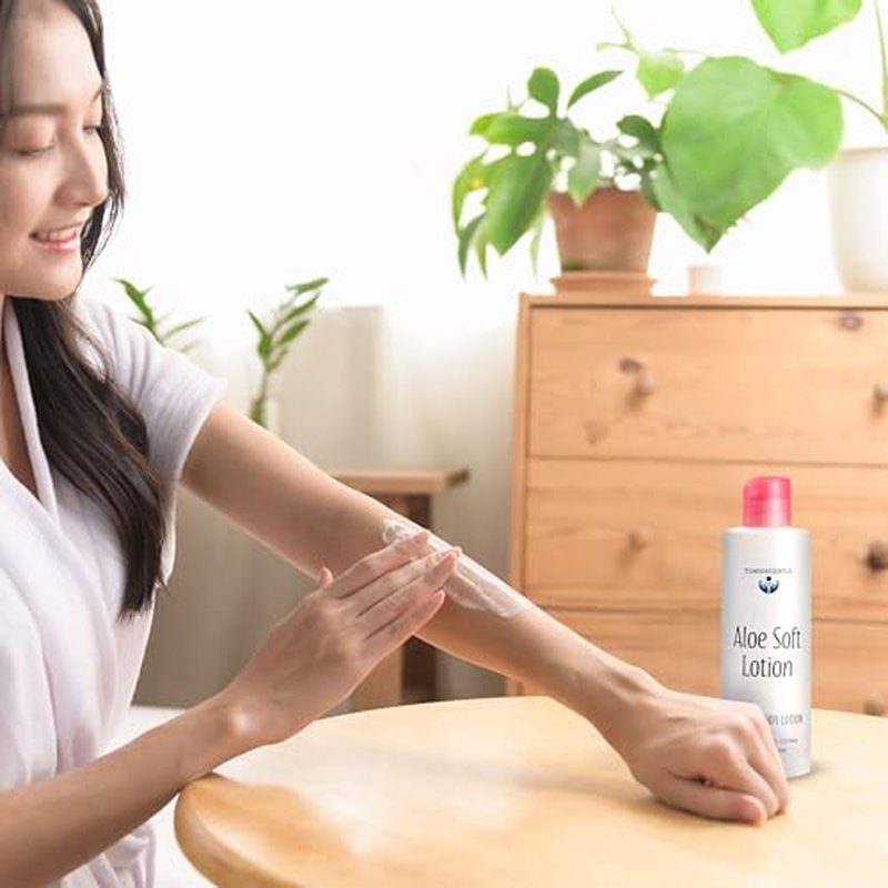 Aloe Lotion for Hands and Body - 6 Bottles with 8 oz of Aloe Vera Lotion for Dry Skin - Good for Sensitive Skin and Extra and Severely Dry Skin - Aloe Vera Moisturizer