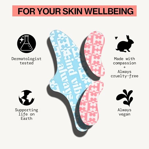 Pacifica Reusable Mask Set ? Silicone Undereye & Brow Mask Set for Forehead & Under Eye, Anti-Wrinkle, Firming, Pair with Serum, Vegan & Cruelty-Free, 3 Pieces