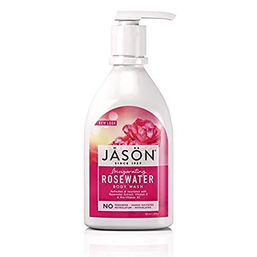 JASON Natural Body Wash, Purifying Tea Tree & Invigorating Rosewater, 30 Oz (2 Pack)