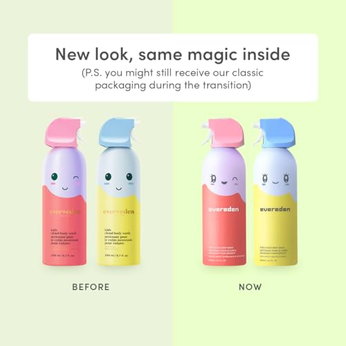 Evereden Kids Cloud Foam Body Wash - Coconut Splash, Gentle & Dermatologist-Tested