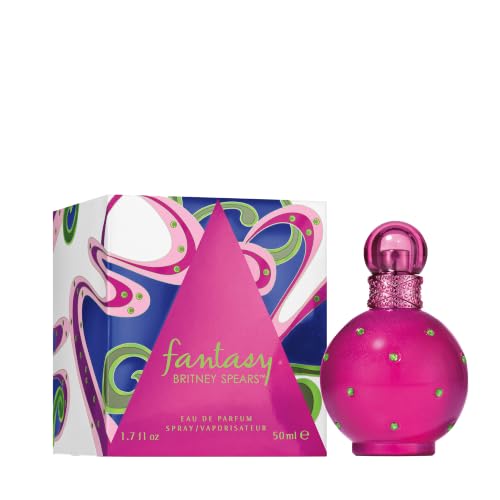Britney Spears Fantasy Eau de Parfum Spray for Women 1.7 Fl Oz (Pack of 1) - Feminine Floral Woody Gourmand Fragrance