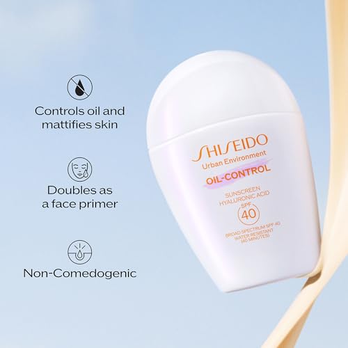 Shiseido Urban Environment Oil-Control Sunscreen 30mL Face Primer SPF40 Hydrating Mattifying
