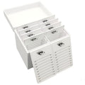 10-Layer Acrylic Eyelash Storage Box with Drawers & Pallets - Makeup Organizer for Professional & Personal Use