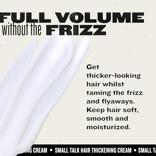 Small Talk Hair Thickening Cream 3-Pack - 8.12 Oz Fruity Scent for Fine & Thin Hair