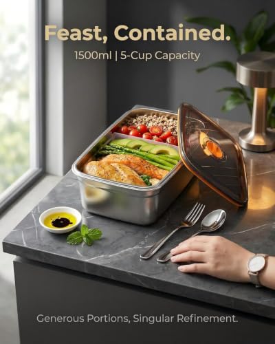 Yellow Cordless Electric Lunch Box with 24000mAh Battery, 1.2L Food Warmer & 5 Heating Modes
