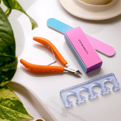Sally Hansen Beauty Tools Salon Effects Pro Nip 'Em Neat Cuticle Nipper | Smaller Blade for Precision Trimming | Stainless Steel Contoured Handle, Controlled Grip
