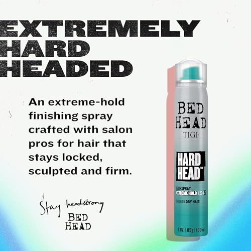 Travel-Size Hard Head Hairspray 3-Pack - Strong Hold & Frizz Control - Scent - 3 Oz