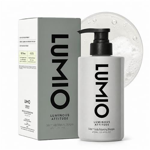 Lumio Color+ Salon Shampoo for Color-Treated & Sensitive Scalp - Sulfate-Free, pH Balanced, 15.89 fl oz