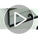 Keonjinn 32 Inch x 24 Inch Brushed Nickel Bathroom Mirror - Over Sink Aluminum Frame