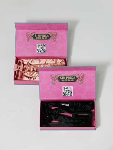 Heatless Hair Curling Headband - Effortless Curls & Waves, No Heat Damage, Rose Gold