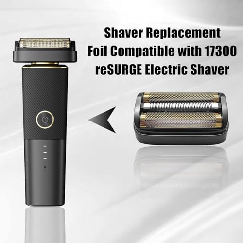 Black Replacement Foil & Cutter Set for Andis reSURGE Shaver 17300 - 2 Pack