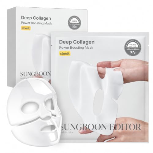 Deep Collagen Overnight Face Mask - Glass Skin Hydrating Pack of 17